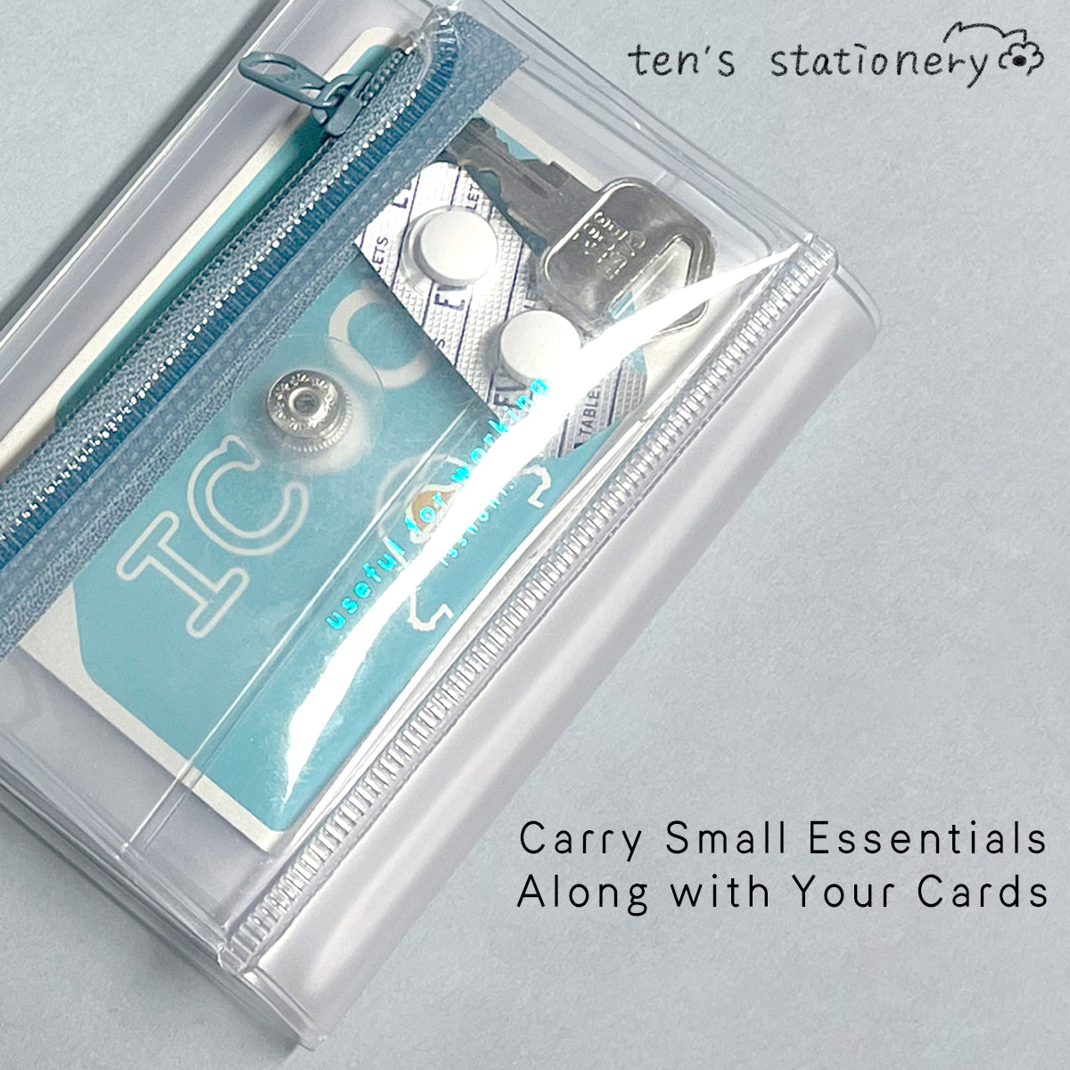 isshoni. card file + zipper case / Daigo