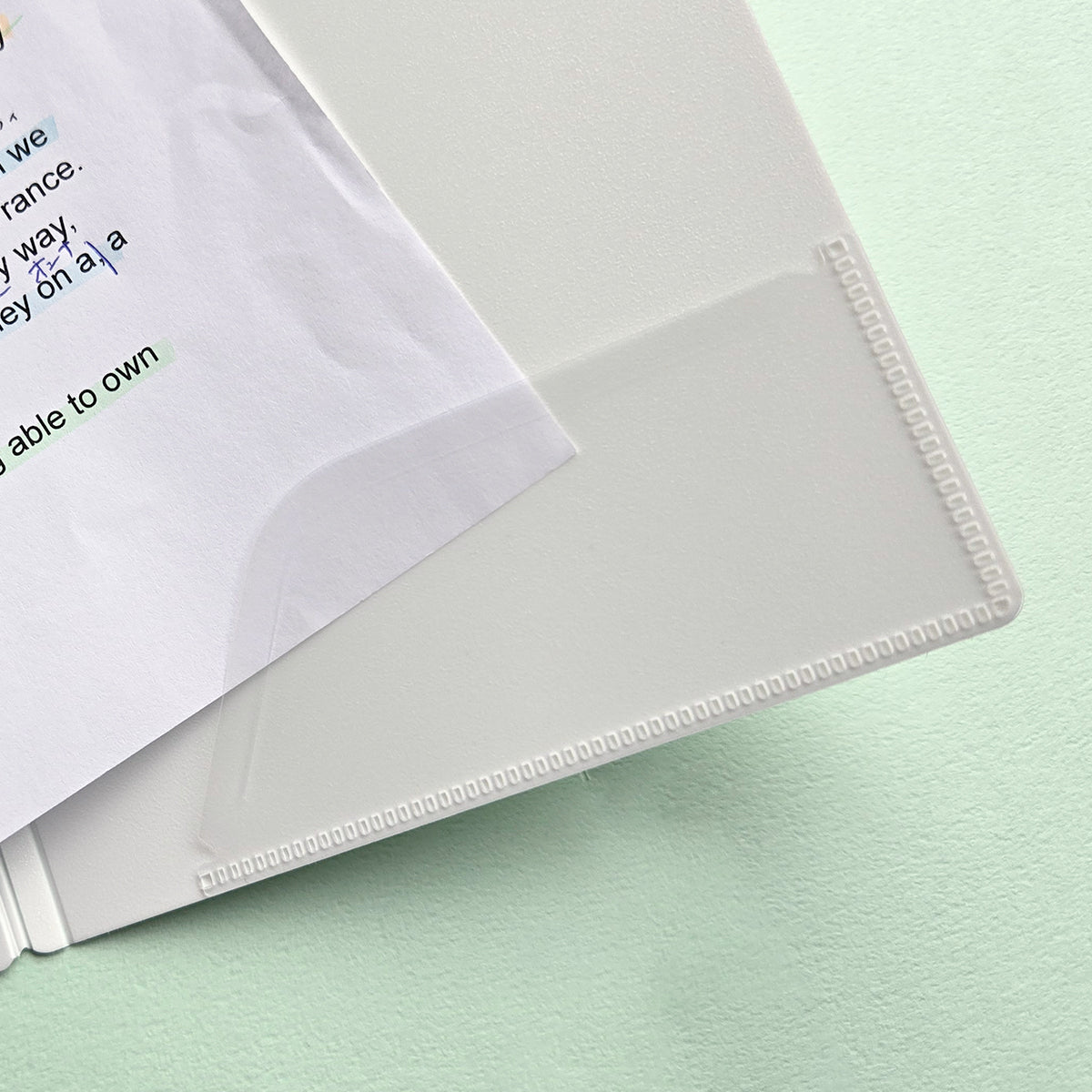 HOSSO Slim Hard Folder A4 Half-Size (KINGJIM)