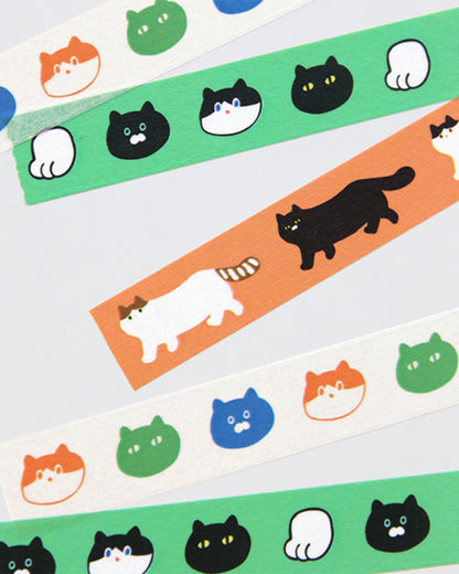 One-third cat masking tape