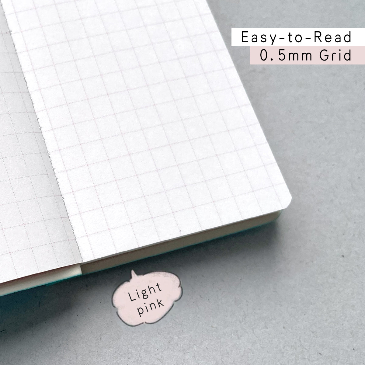 Mini memopad grid with pencil / ten's stationery original