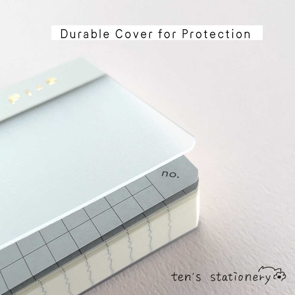 isshoni. numbered MINI notebook grid / Daigo