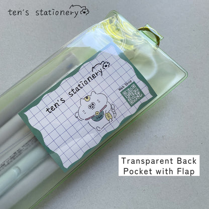 soeru center zip pencase / LIHIT LAB