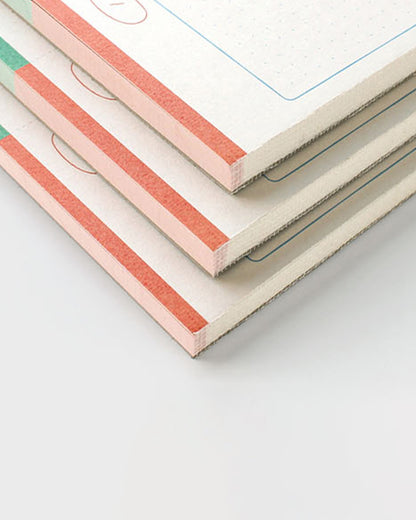 Color Mix Memo Pad (Tear-Off Perforated Memo Pad) / gongjang