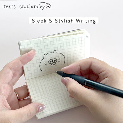 isshoni. numbered MINI notebook grid / Daigo