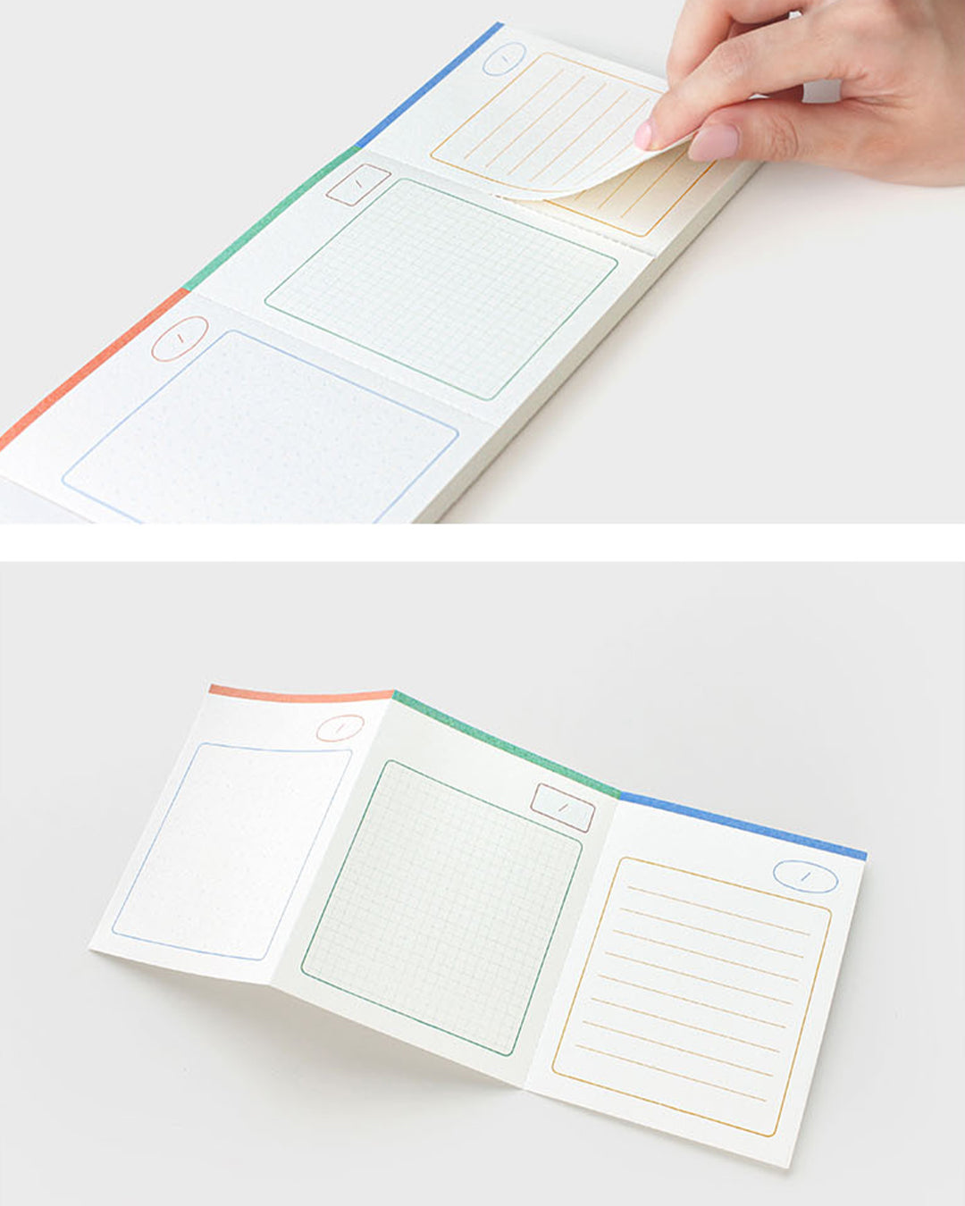 Color Mix Memo Pad (Tear-Off Perforated Memo Pad) / gongjang