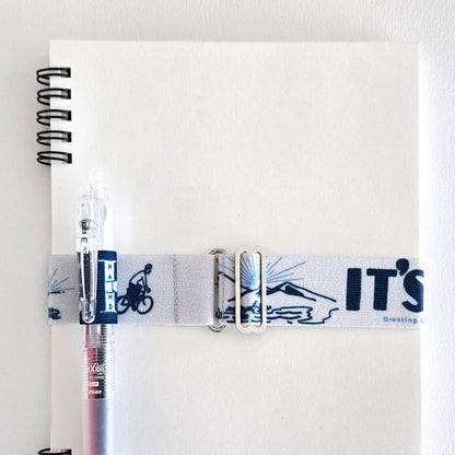 Adjustable Pen Band for A6–A5 Notebooks