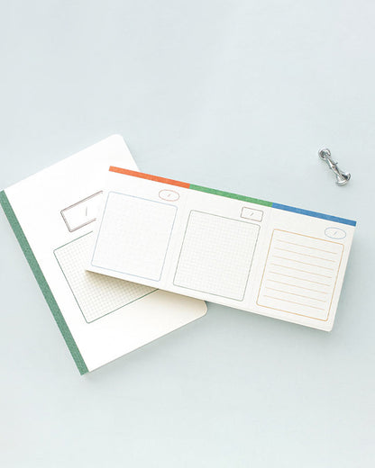Color Mix Memo Pad (Tear-Off Perforated Memo Pad) / gongjang
