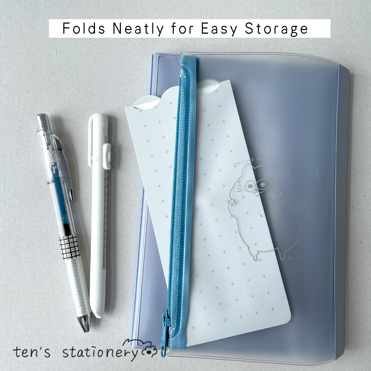 Foldable A4 Slim Cutting Mat for Mobile Use / Nakabayashi