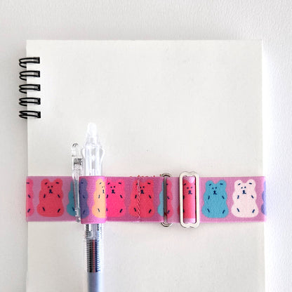 Adjustable Pen Band for A6–A5 Notebooks