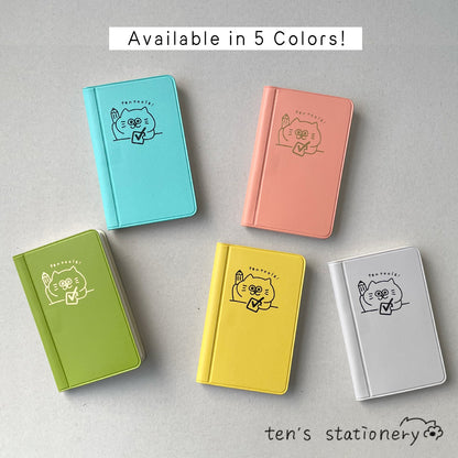 Mini memopad grid with pencil / ten's stationery original