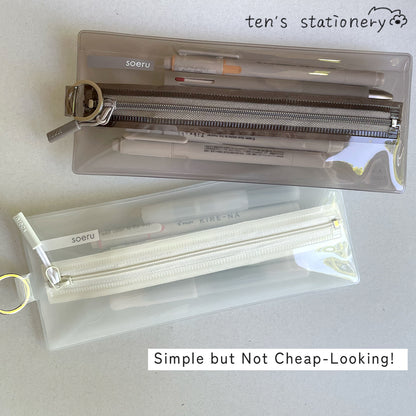 soeru center zip pencase / LIHIT LAB