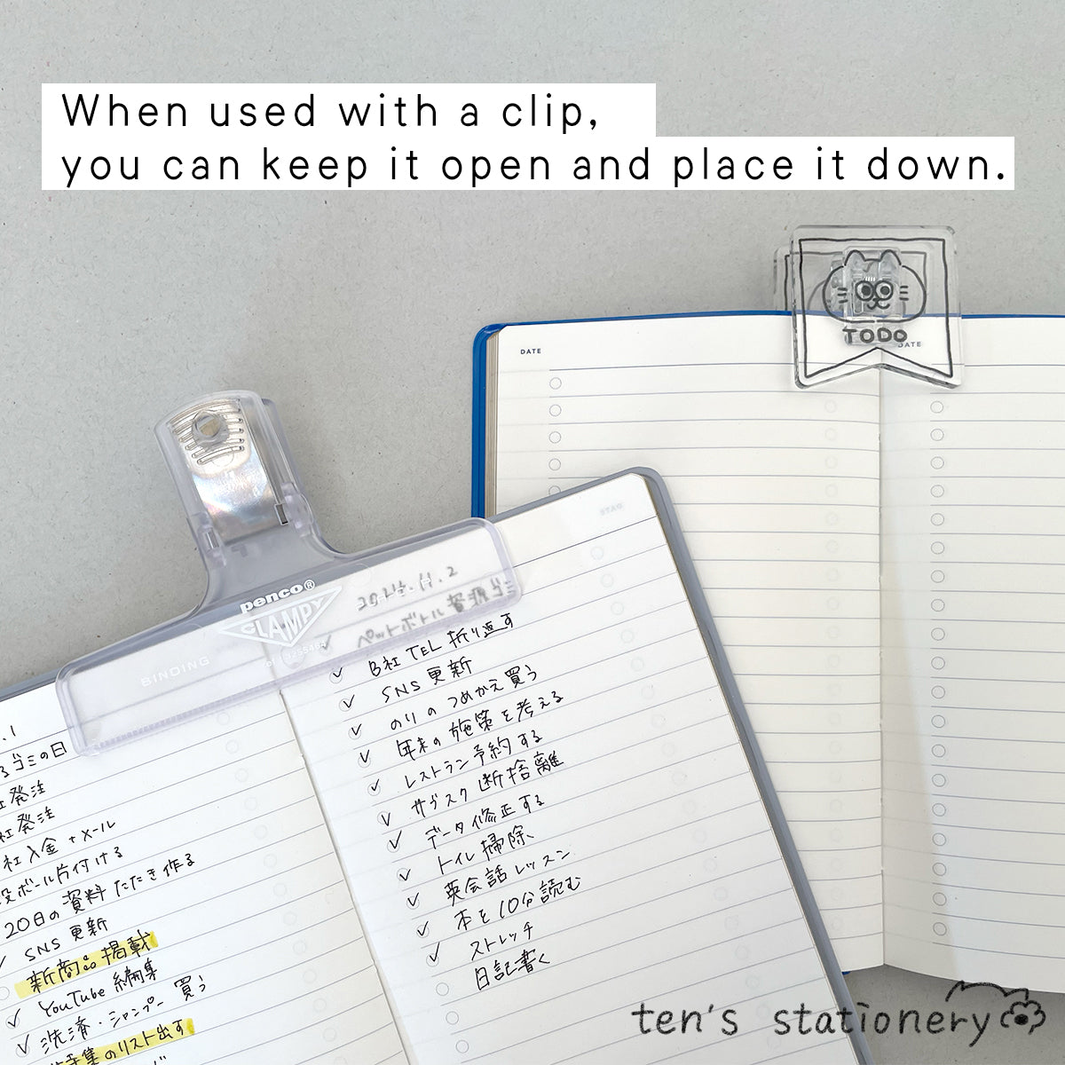 A6slim TO-DO journal / MARK'S
