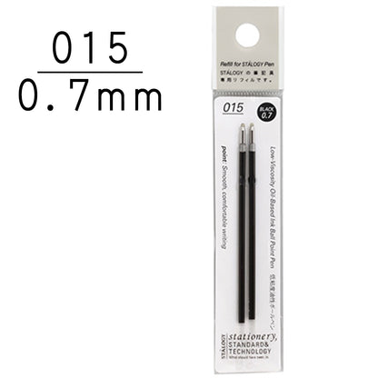STALOGY 015 Low-Viscosity Oil-Based Ink Ball Point Pen (0.7mm) / Nitto