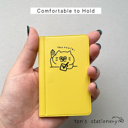 Mini memopad grid with pencil / ten's stationery original