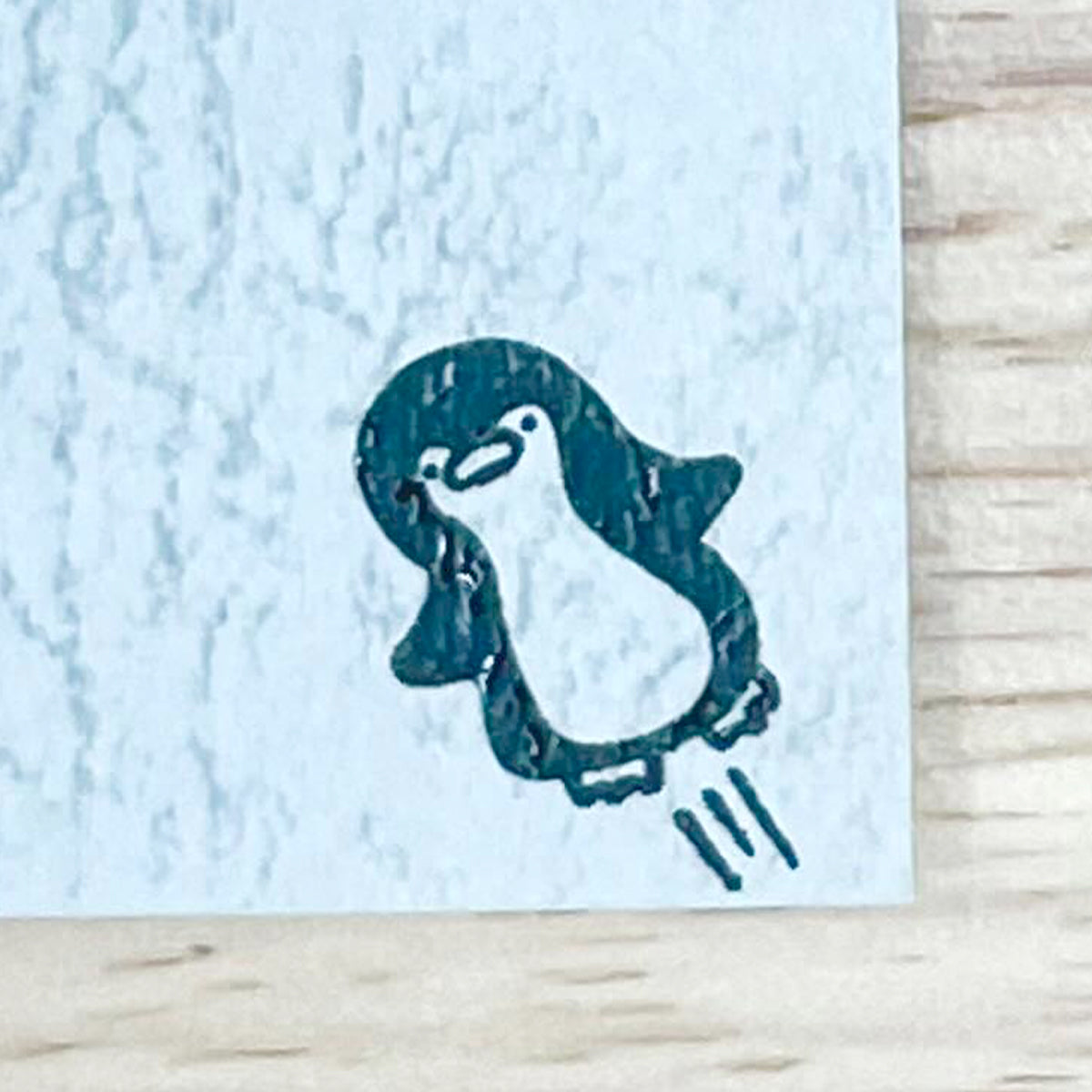 Flying penguin Stamp