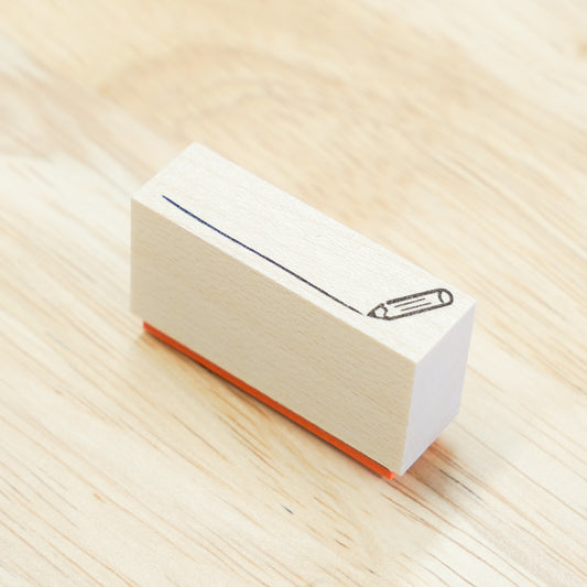 Line Pencil Stamp