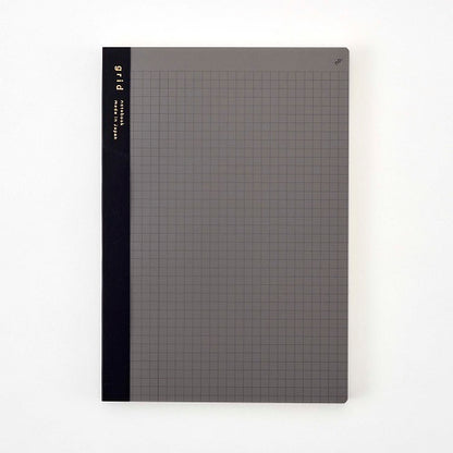 isshoni. numbered notebook grid Black (B5/A5/B6) / Daigo