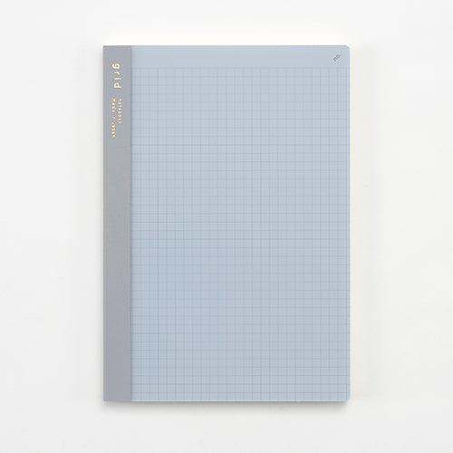isshoni. numbered notebook grid Blue (B5/A5/B6) / Daigo
