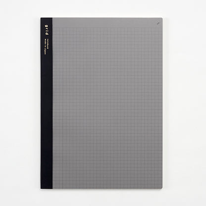 isshoni. numbered notebook grid Black (B5/A5/B6) / Daigo
