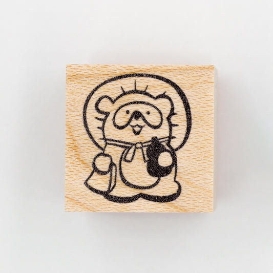 Swaying Tanuki Stamp