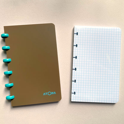 ATOMA A6 terra Refillable Notebook (made in 🇧🇪)