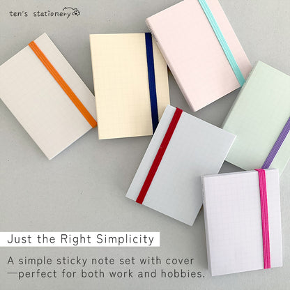 Colorband Grid Sticky Notes – 5mm, with Cover & Band