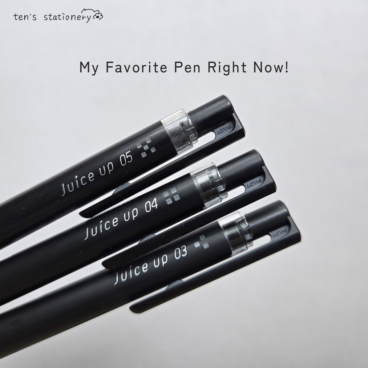 juice up 0.3mm 0.4mm 0.5mm black ballpoint pen / PILOT