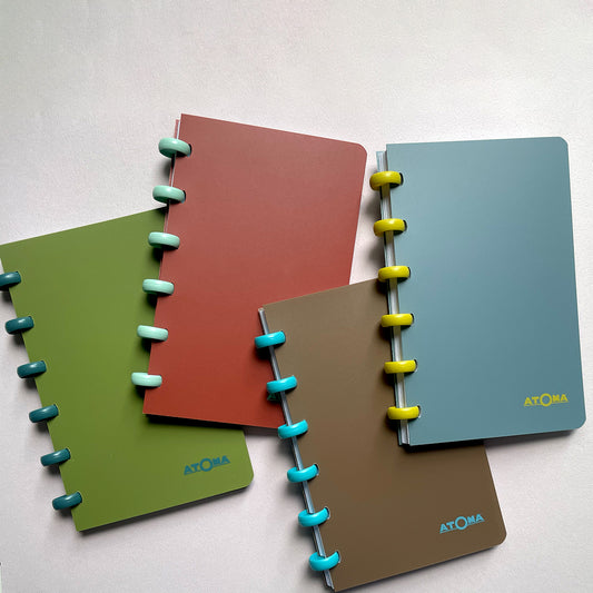 ATOMA A6 terra Refillable Notebook (made in 🇧🇪)