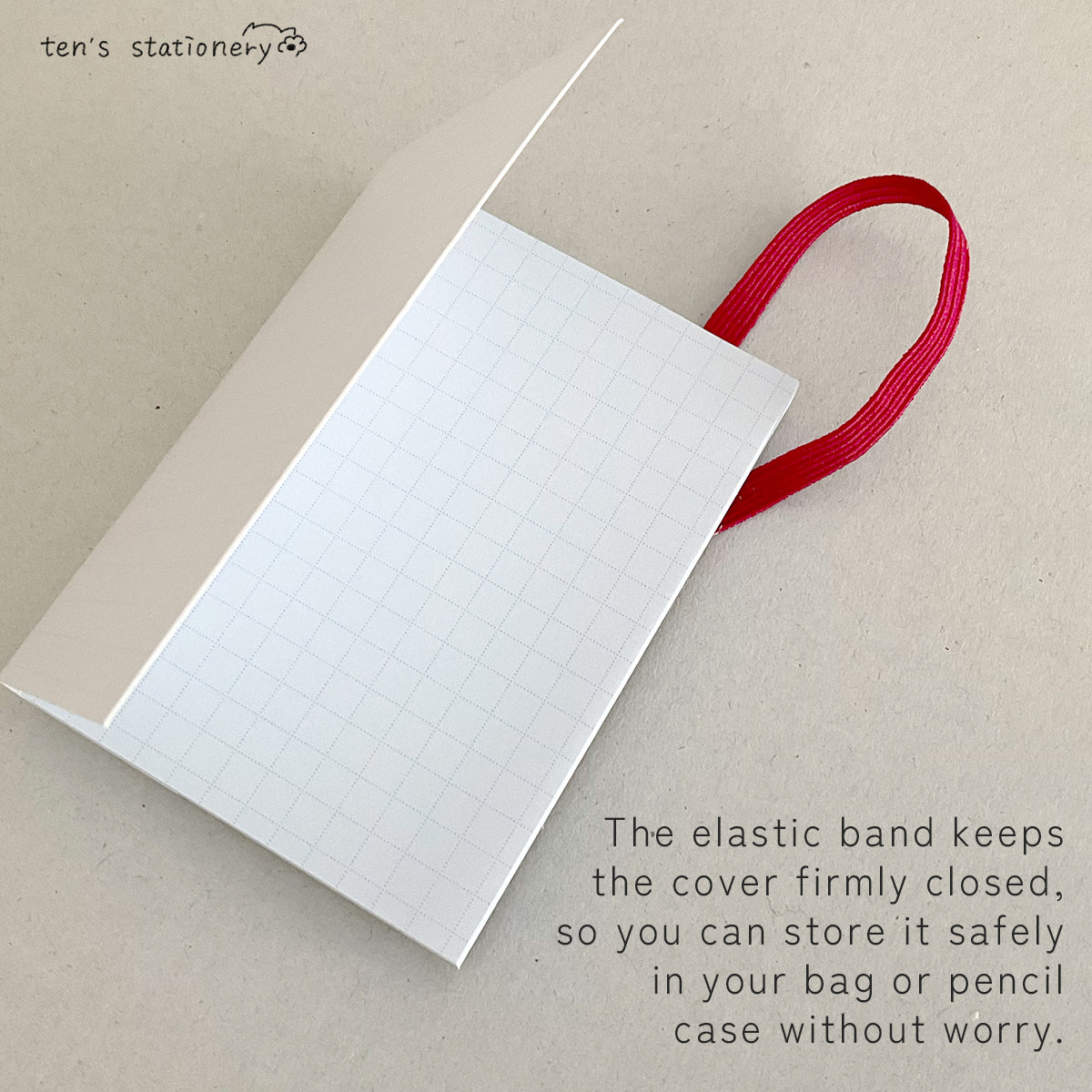 Colorband Grid Sticky Notes – 5mm, with Cover & Band
