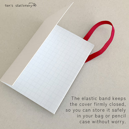 Colorband Grid Sticky Notes – 5mm, with Cover & Band