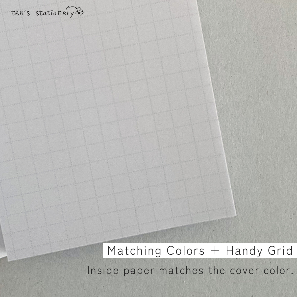 Colorband Grid Sticky Notes – 5mm, with Cover & Band