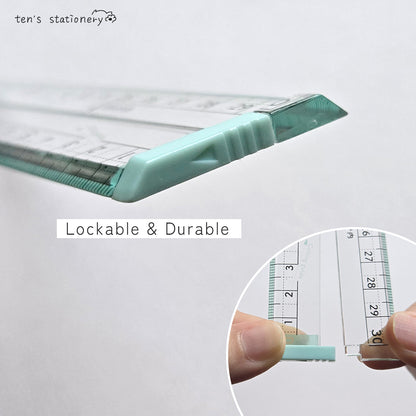 A4 to B5 Trim Ruler / KUTSUWA
