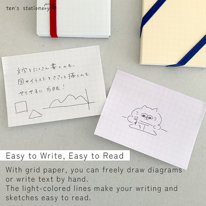 Colorband Grid Sticky Notes – 5mm, with Cover & Band