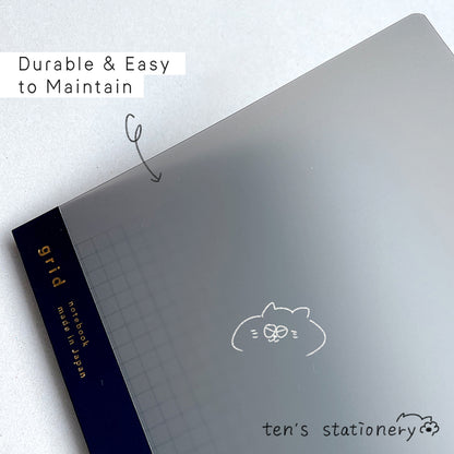 isshoni. numbered notebook grid Black (B5/A5/B6) / Daigo