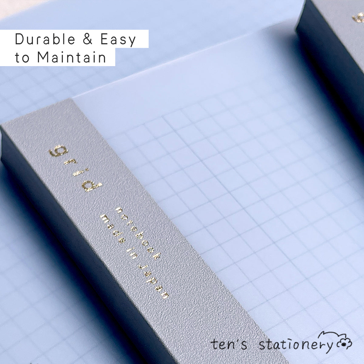 isshoni. numbered notebook grid Blue (B5/A5/B6) / Daigo
