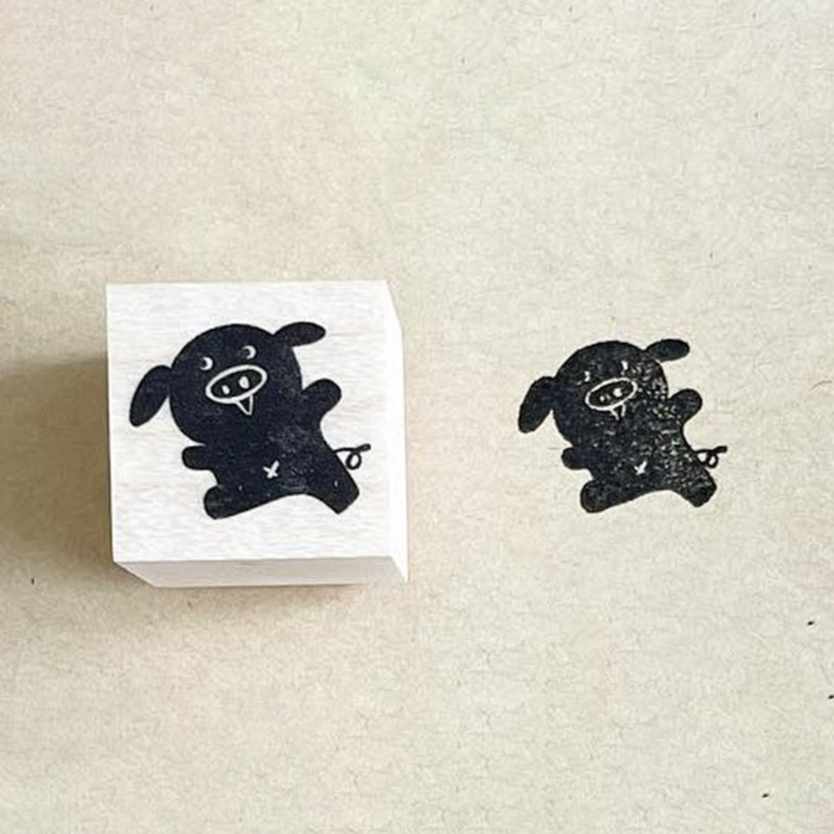 Oink Oink Piggy Stamp