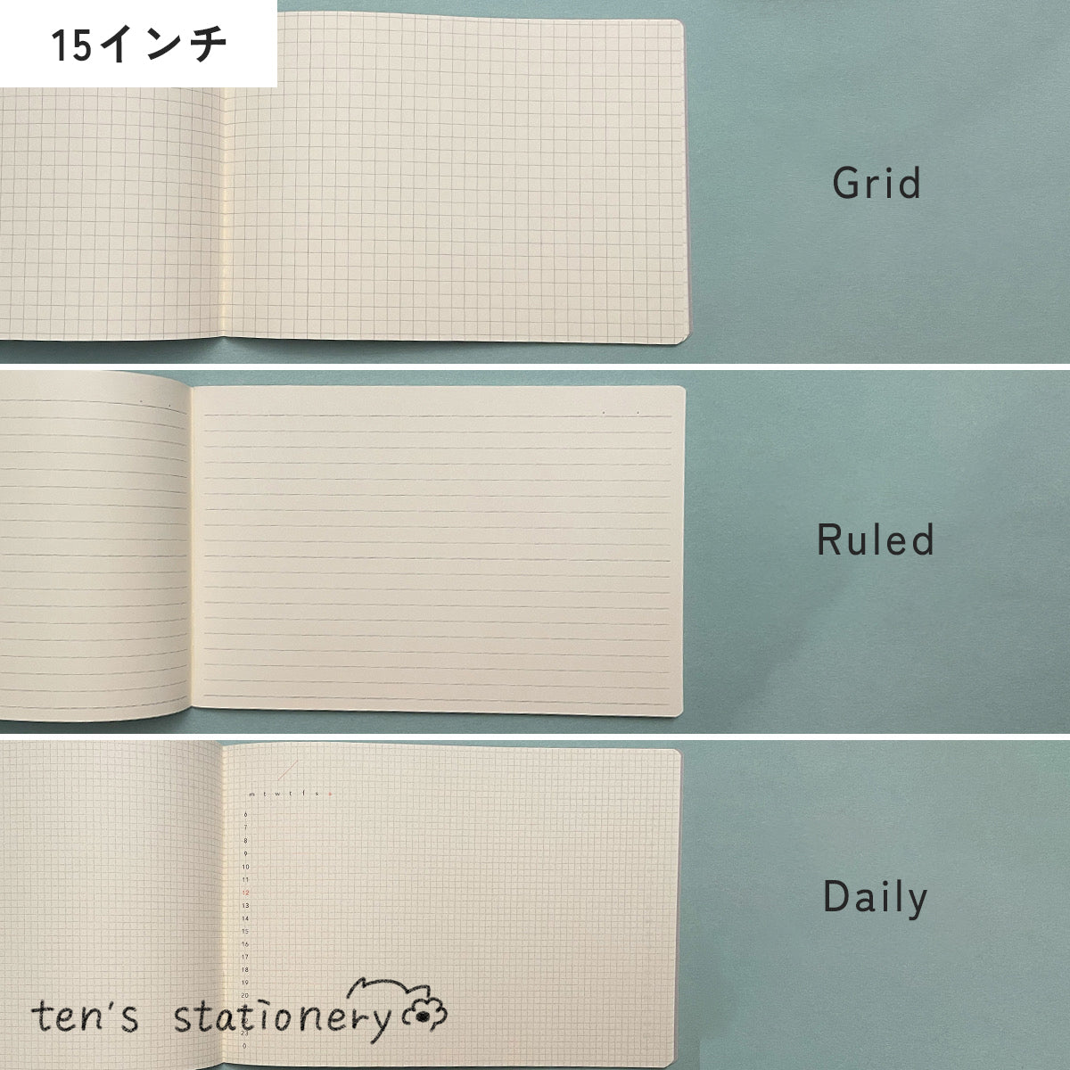 Slim Desk Notebook / Ten's stationery Original