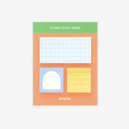 3 Point Sticky Memo (ver.2) / gongjang
