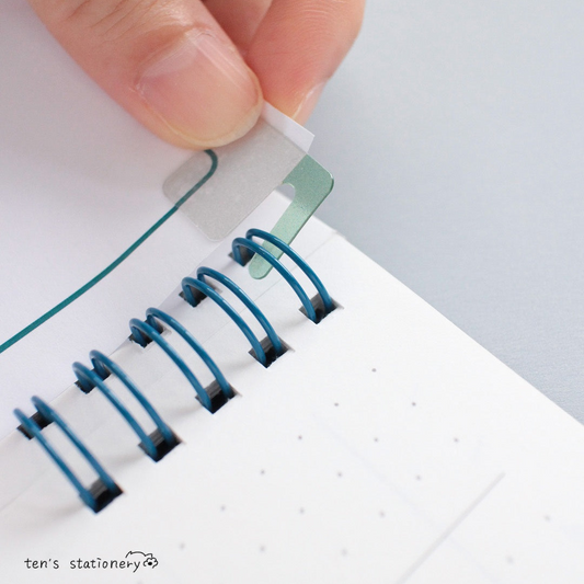 Clipmatic Sticker – Add Pages to Any Spiral Notebook (20 pcs) / Clipmatic