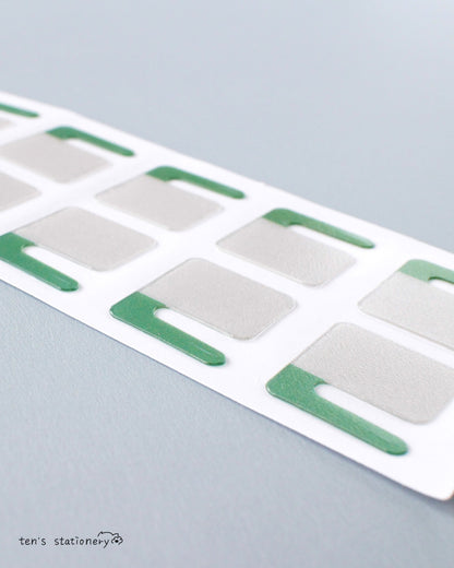 Clipmatic Sticker – Add Pages to Any Spiral Notebook (20 pcs) / Clipmatic