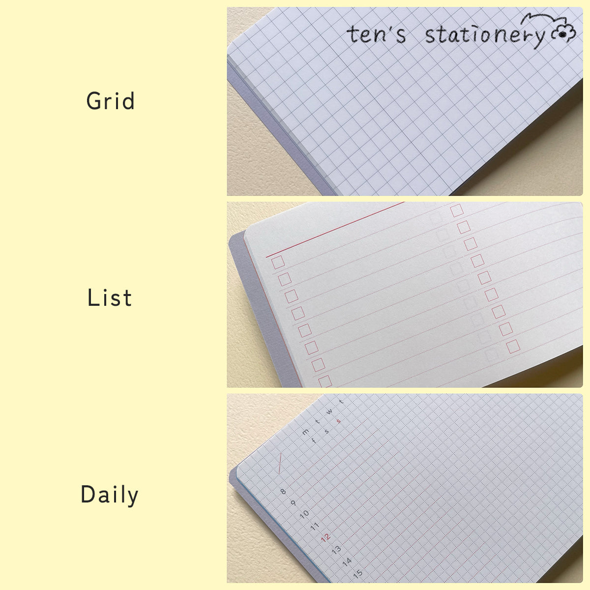 Slim Desk Notebook / Ten's stationery Original