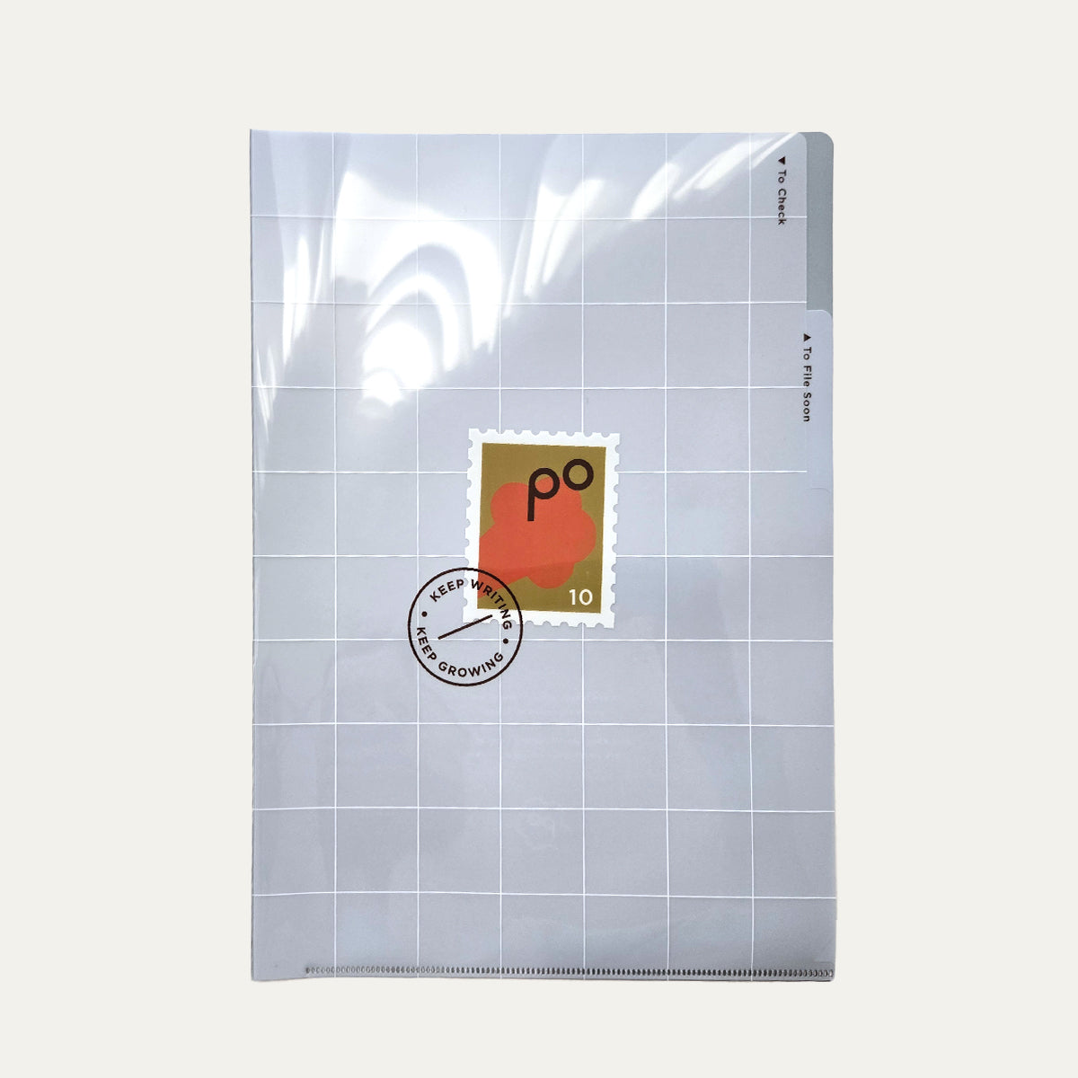A4 Two-Pocket Clear File Folder / Potential