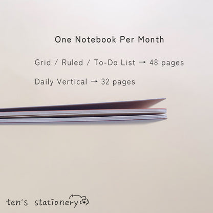 Slim Desk Notebook / Ten's stationery Original