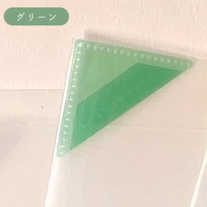Nanamekuri CLEAR File - Slant-Cut Clear File / KINGJIM