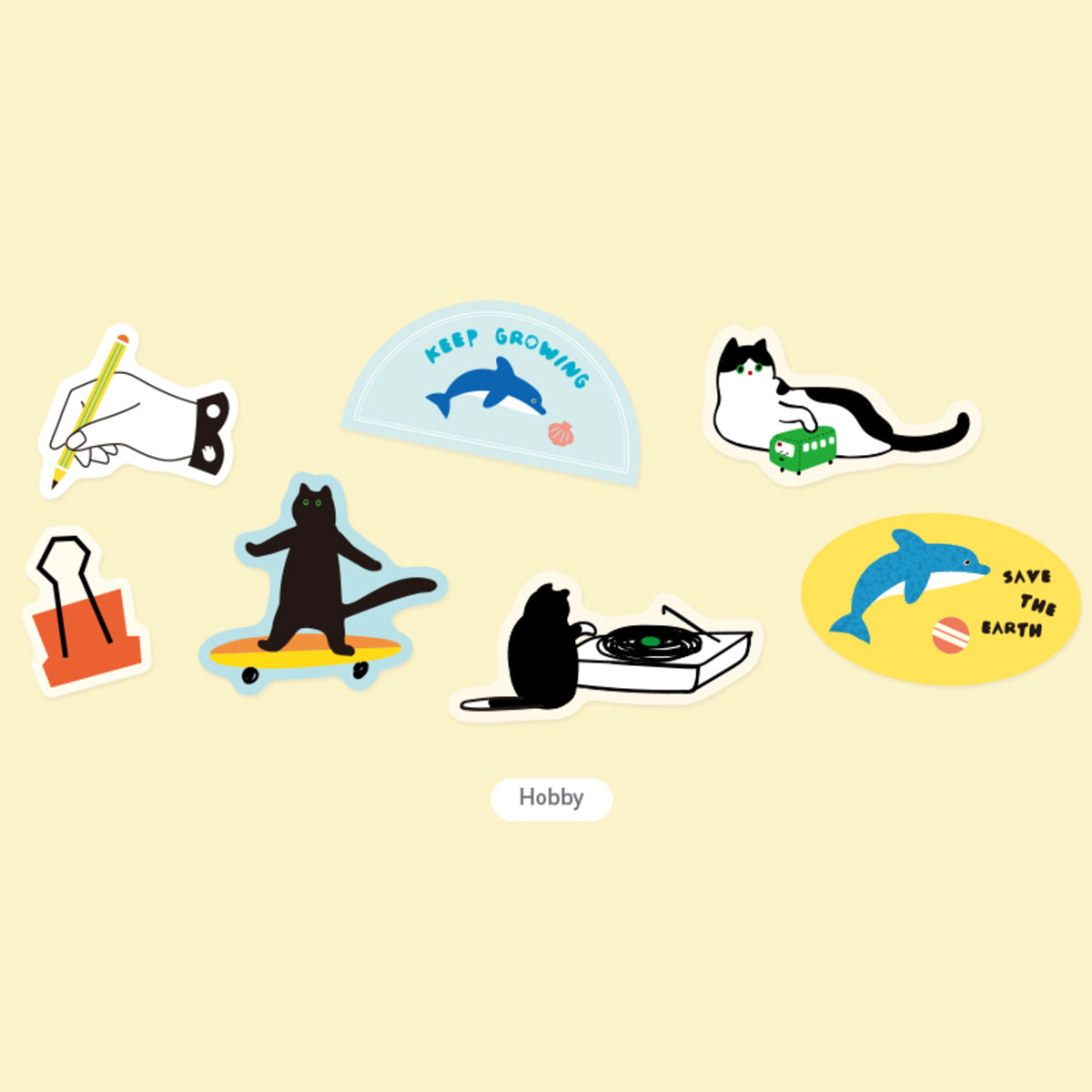 Peace Piece Sticker (Cat) / gongjang