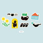 Peace Piece Sticker (Cat) / gongjang