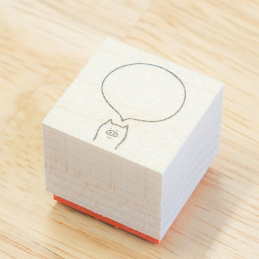 Speech bubble Pig  Stamp