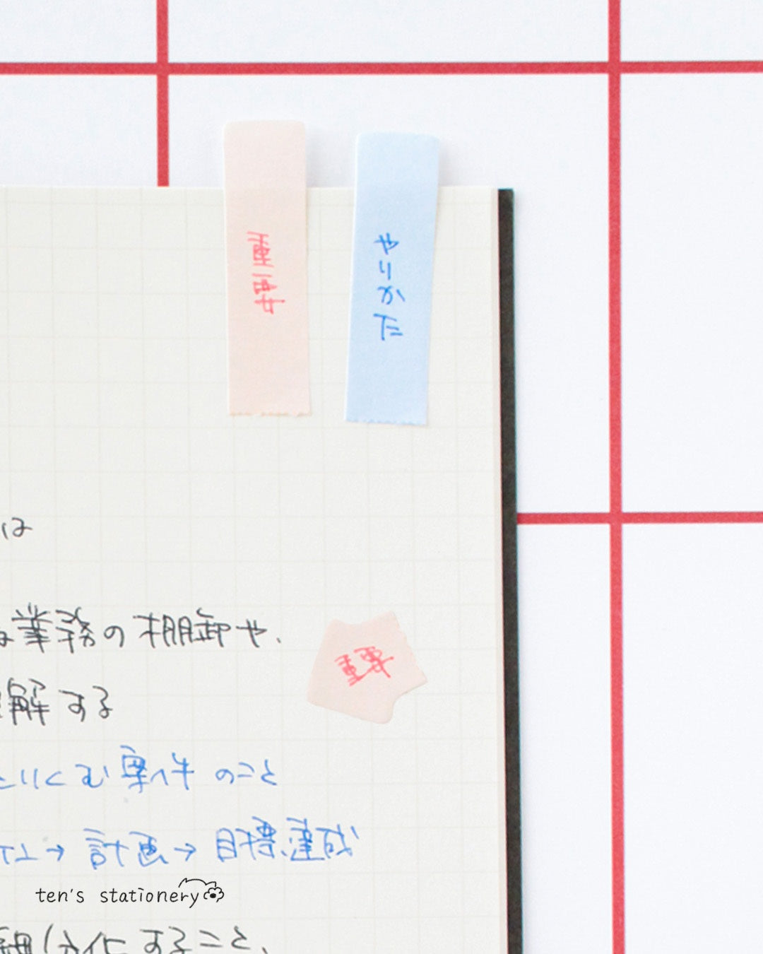 Cocosasu Split Sticky Notes –Marumi no color / BEVERLY