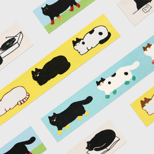 One-third cat masking tape