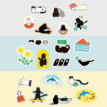 Peace Piece Sticker (Cat) / gongjang